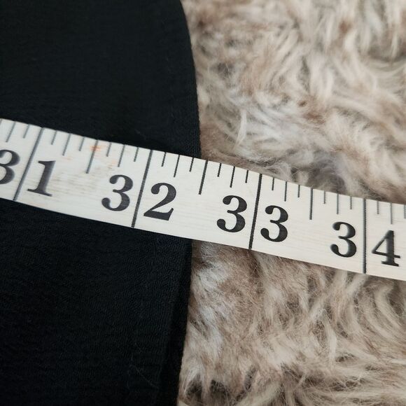 Charlotte Russe Crochet Lace Flutter Sleeve Halter Style Mini Dress Black Medium - Picture 9 of 9